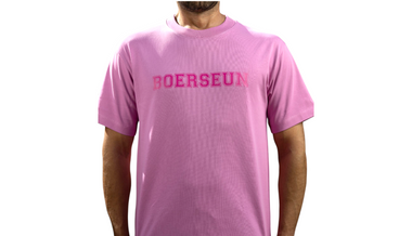 Boerseun pienk t-hemp