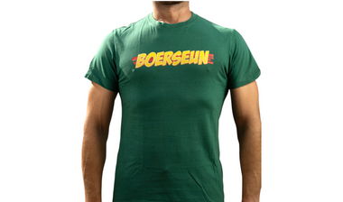 Boerseun army groen t-hemp